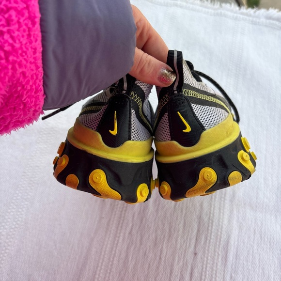 Nike React Element 55 Dynamic Yellow sneaker mens 8 - Picture 8 of 11